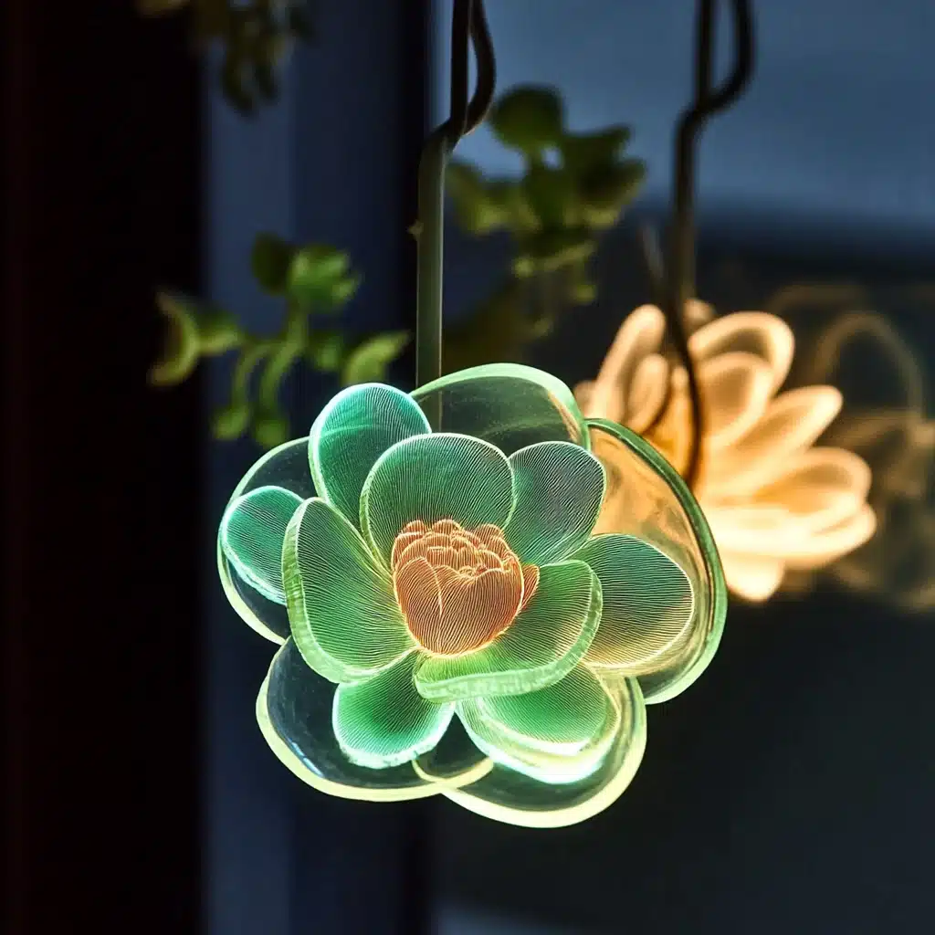 Glow-in-the-Dark Duct Tape Flower Ring Craft