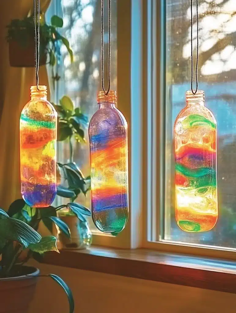 Recycled Plastic Bottle Suncatchers