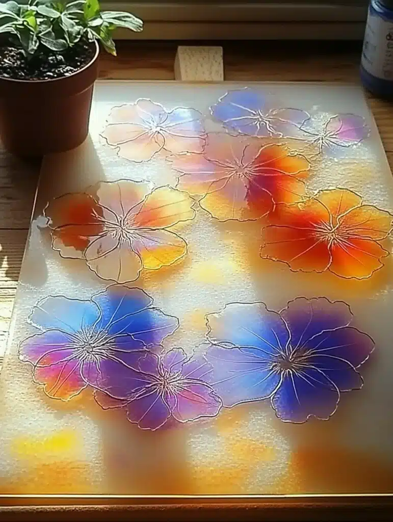 Sugar Water Painting for Kids