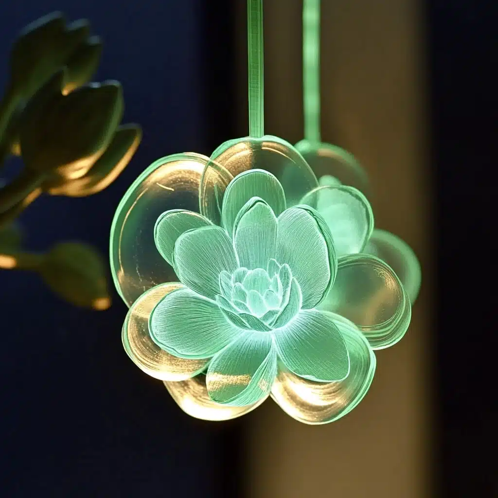 Glow-in-the-Dark Duct Tape Flower Ring Craft