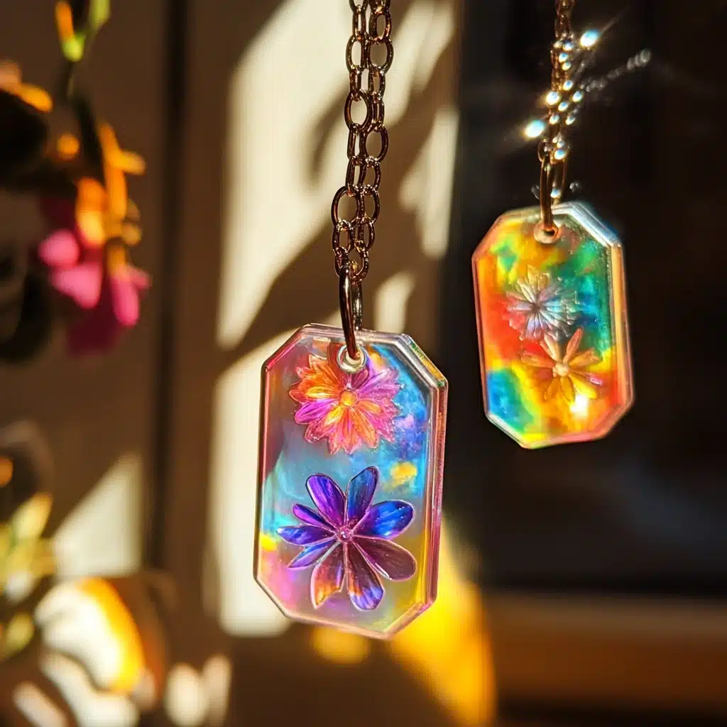 DIY Tie-Dye Shrinky Dink Keychains