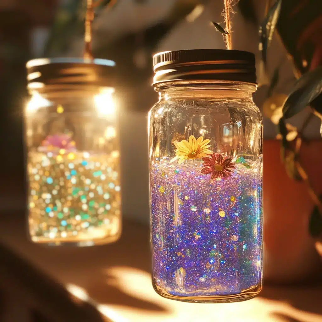 DIY Calming Glitter Jars