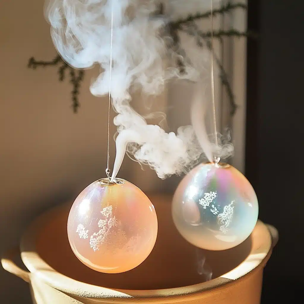 DIY colorful smoke bombs