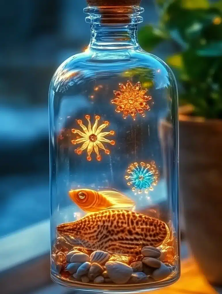 DIY Sea in a Bottle
