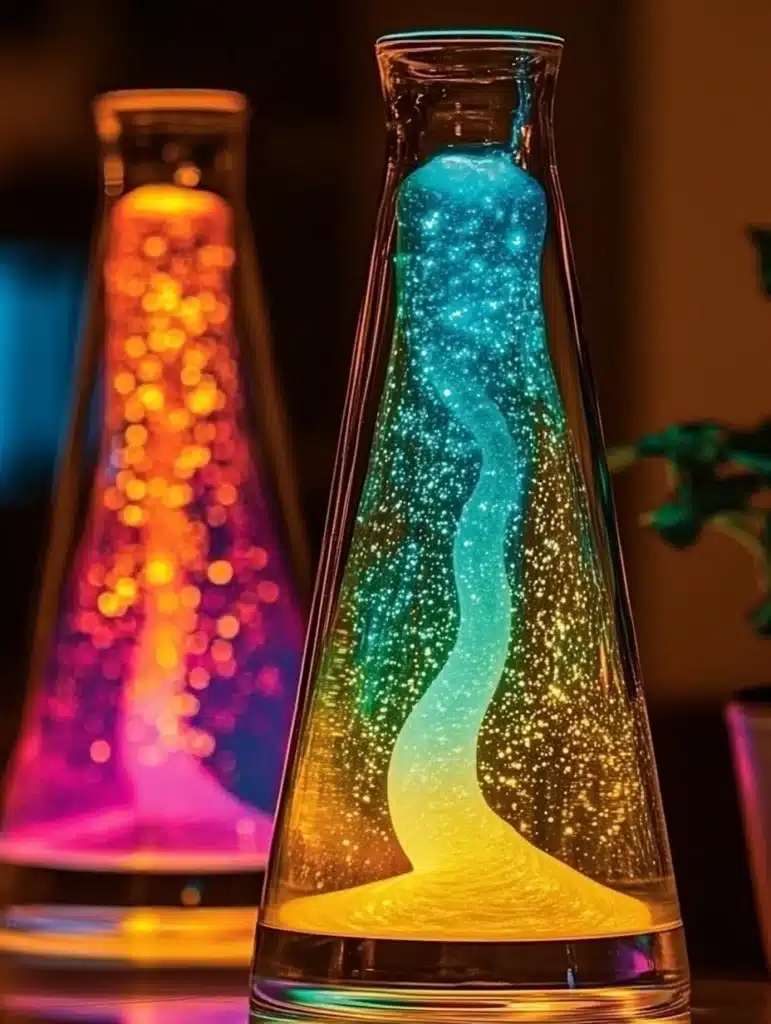 Rainbow Lava Lamp DIY