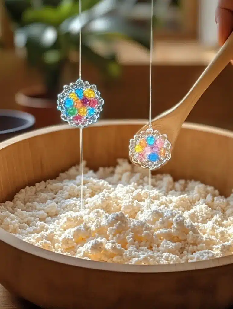 DIY Kinetic Sand with Cornstarch and Dish Soap