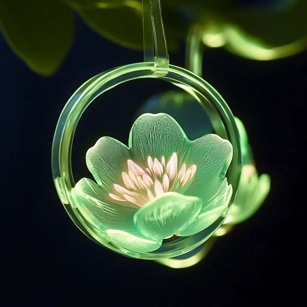 Glow-in-the-Dark Duct Tape Flower Ring Craft