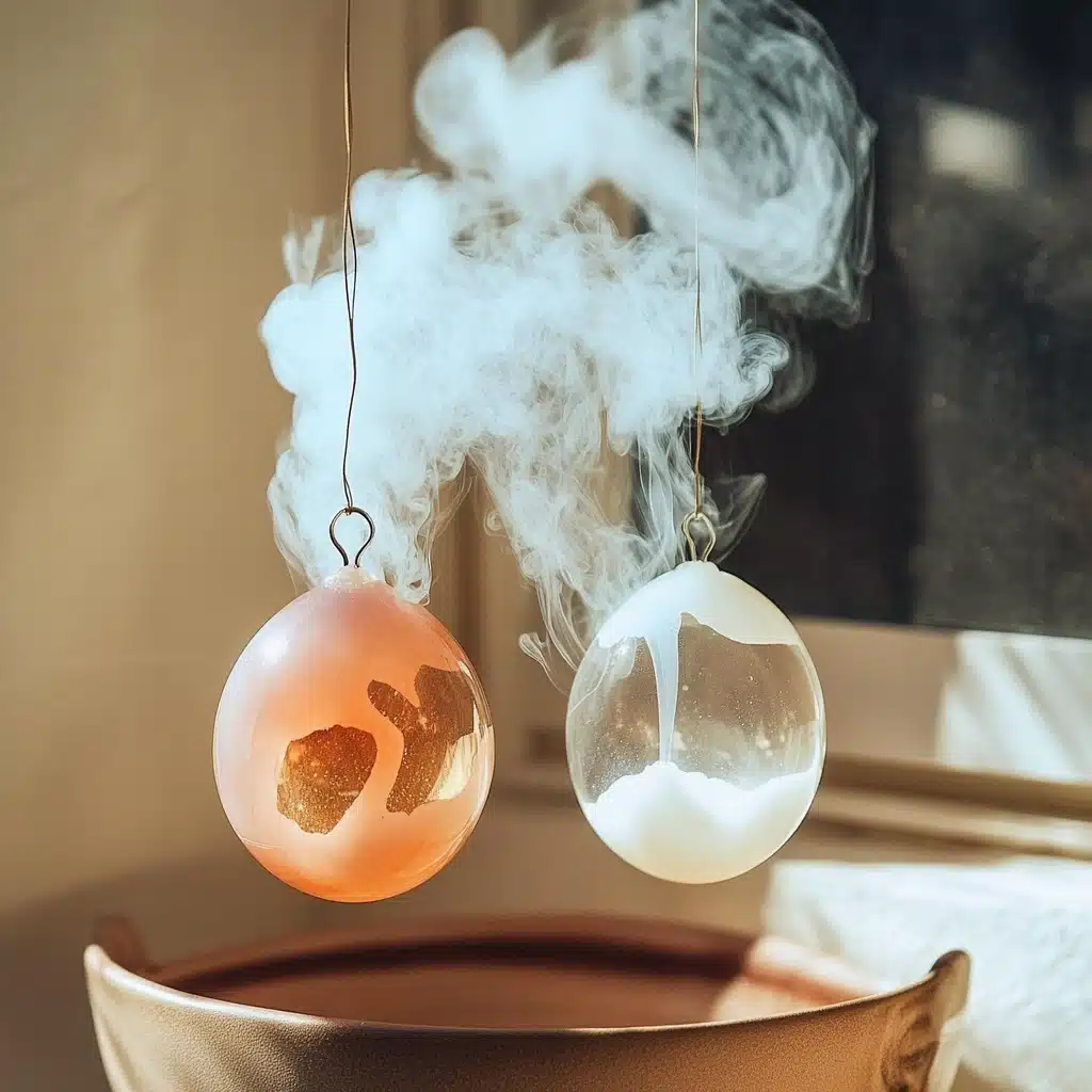 DIY colorful smoke bombs
