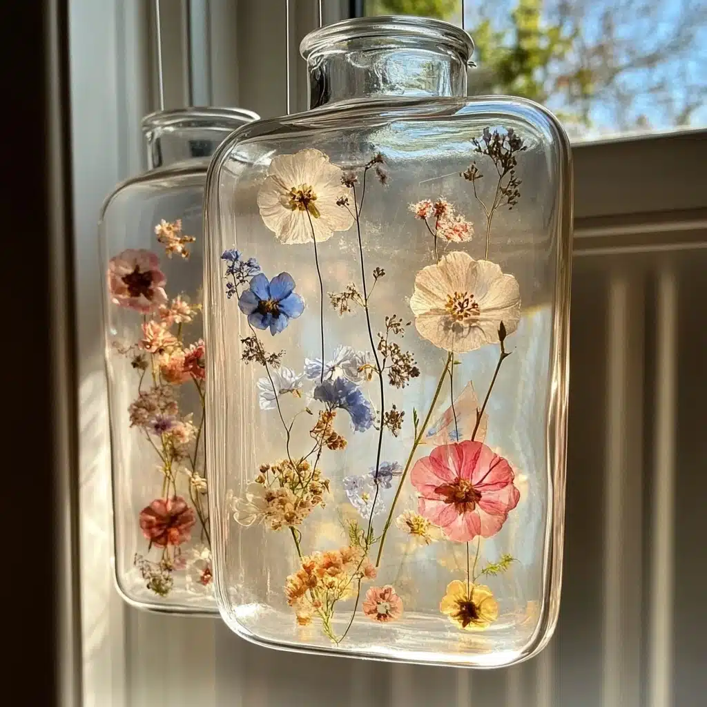 DIY Pressed Flower Vase