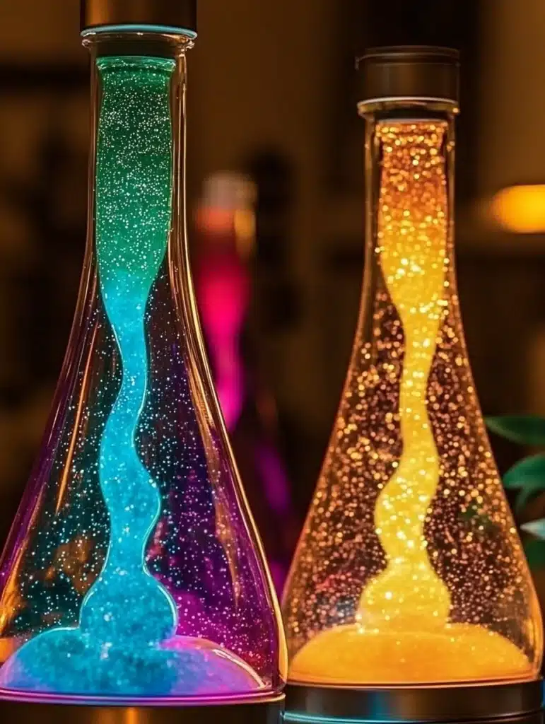 Rainbow Lava Lamp DIY