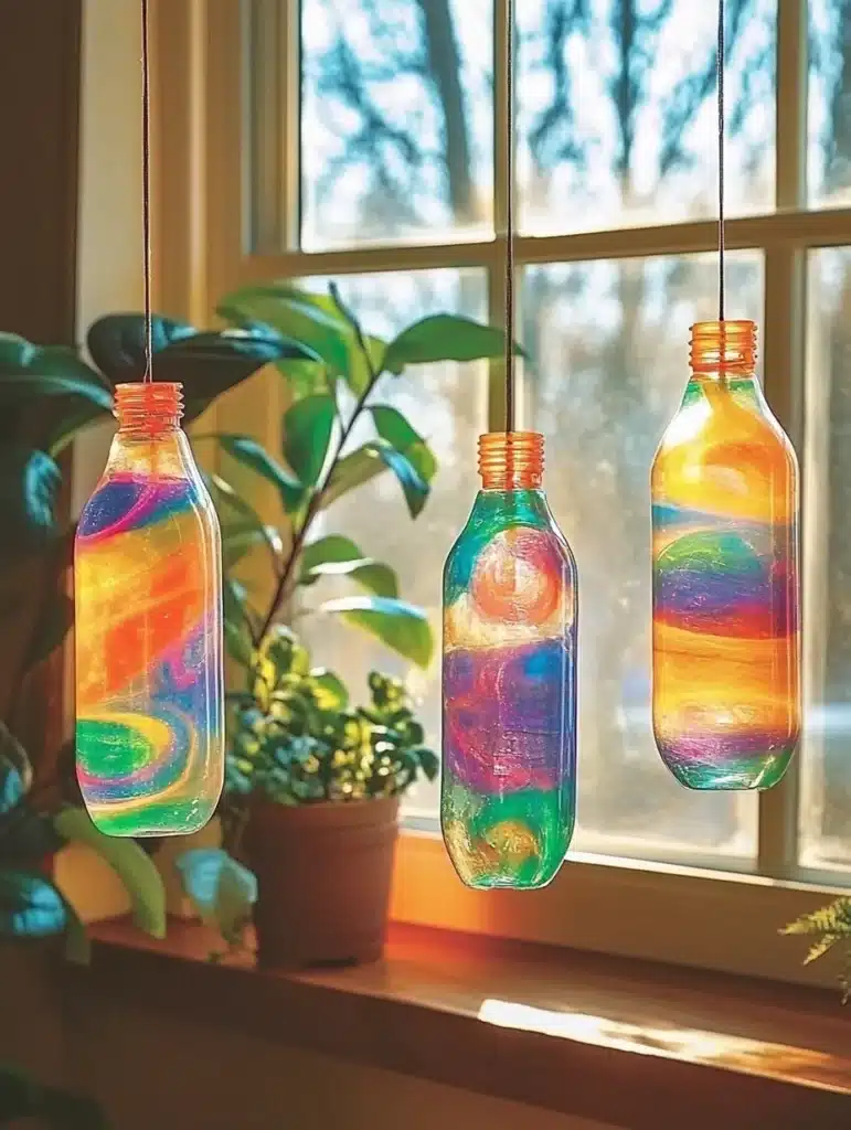 Recycled Plastic Bottle Suncatchers
