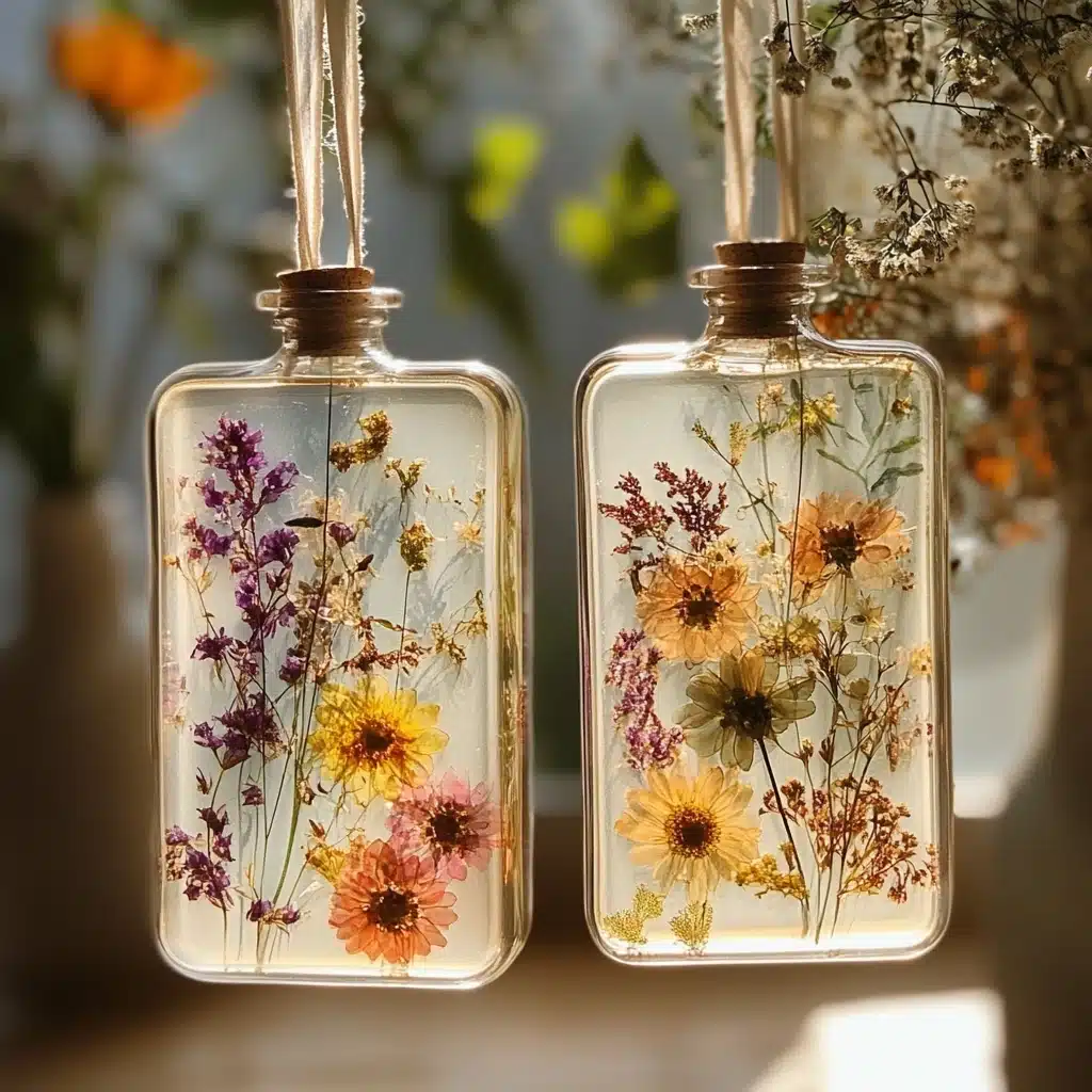 DIY Pressed Flower Bookmarks