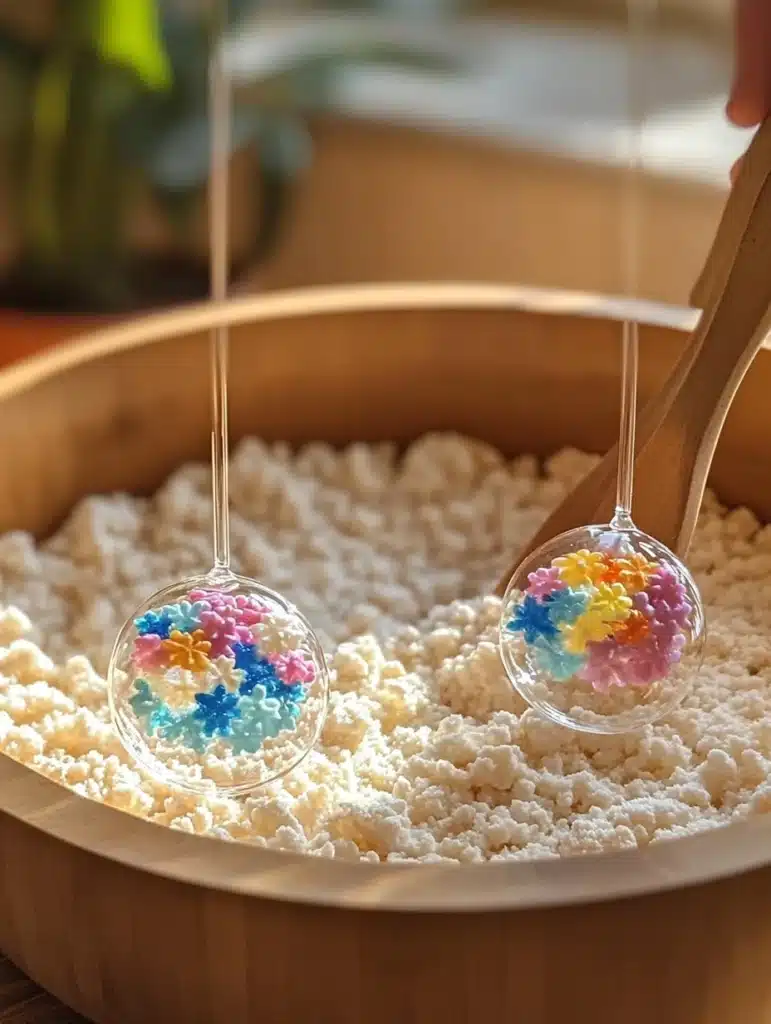 DIY Kinetic Sand with Cornstarch and Dish Soap