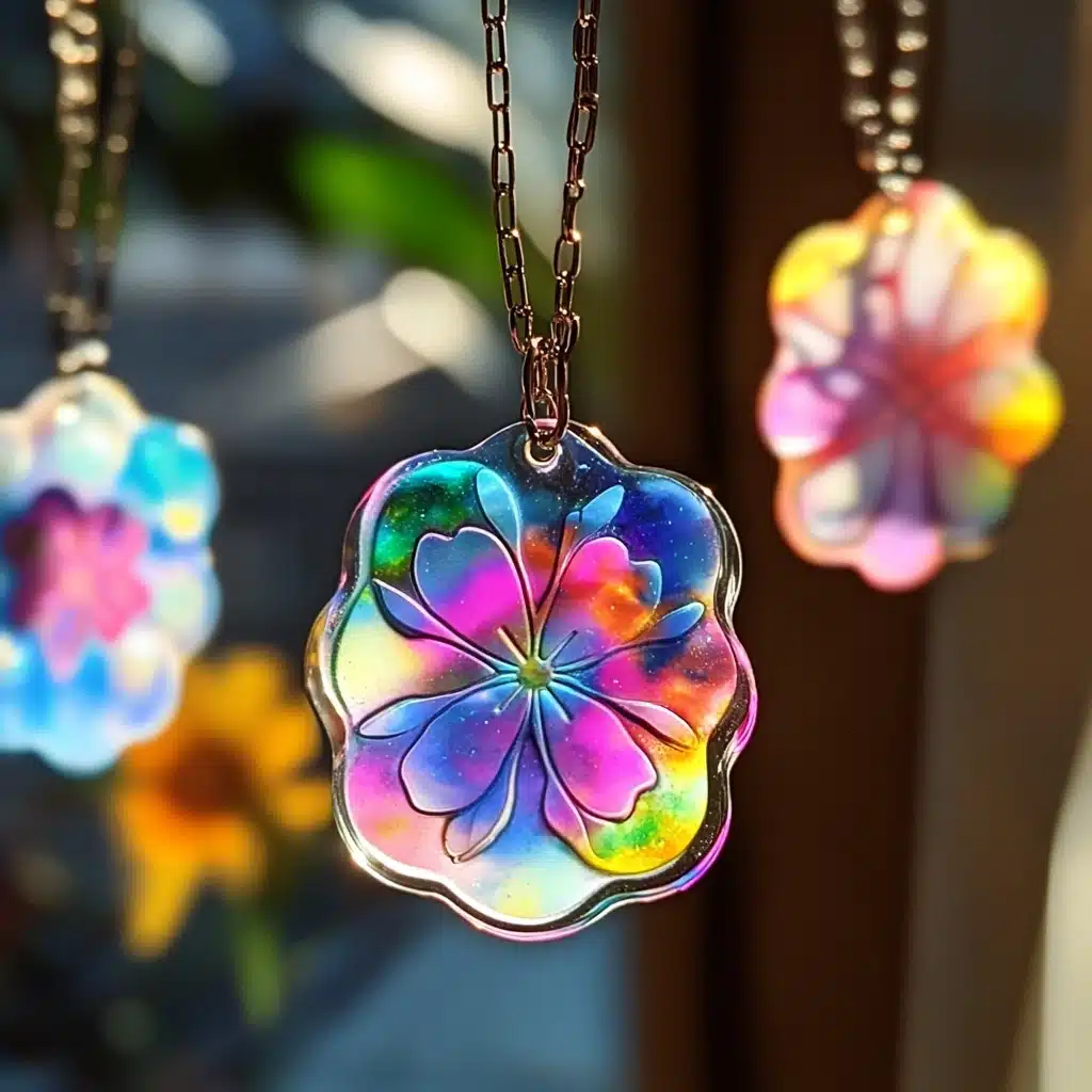 DIY Tie-Dye Shrinky Dink Keychains