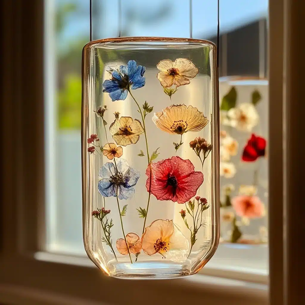 DIY Pressed Flower Vase