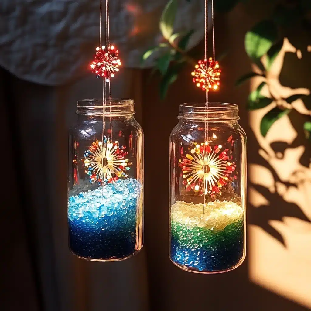 DIY colored rice decoration