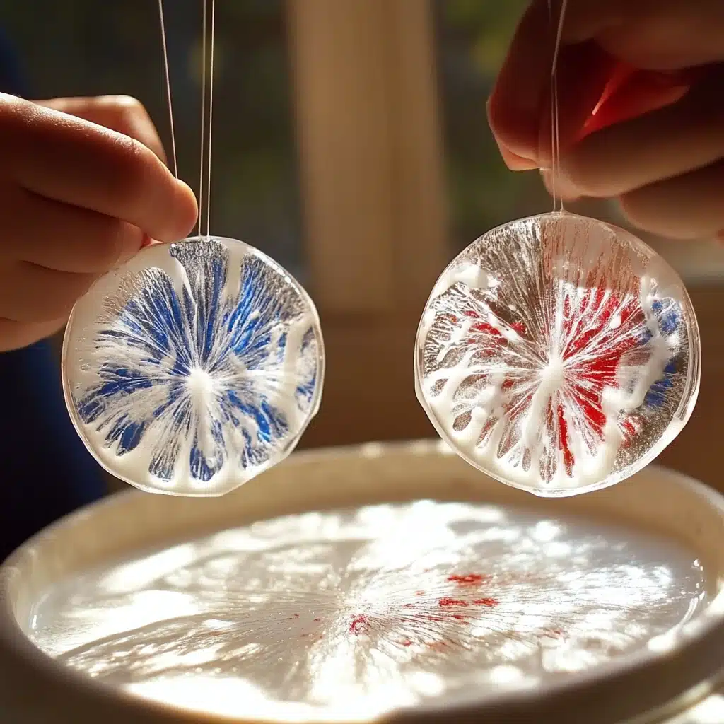 Shaving cream fireworks