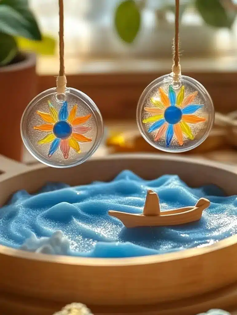 Shaving Cream Sea Foam Sensory Bin
