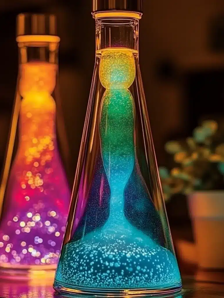 Rainbow Lava Lamp DIY