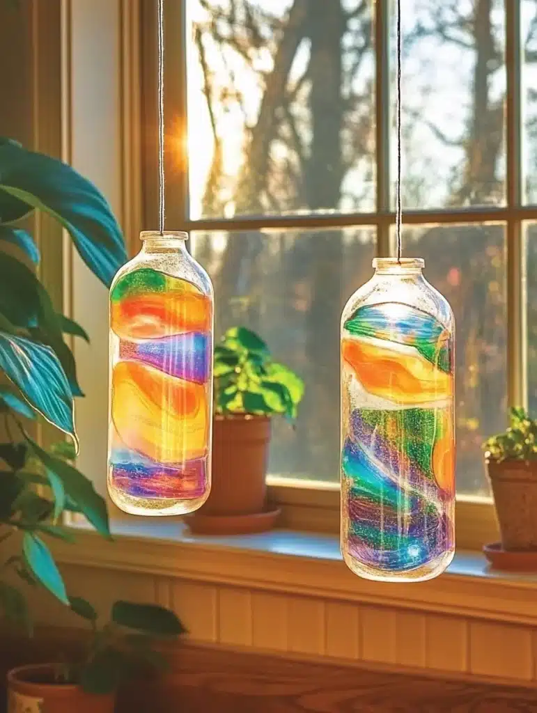 Recycled Plastic Bottle Suncatchers